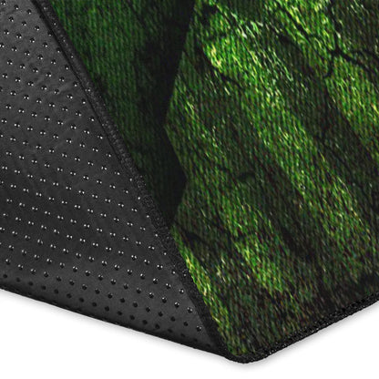 New York American Football Jets Football Jets Player Silhouette Dark Green Area Rug Home Decor