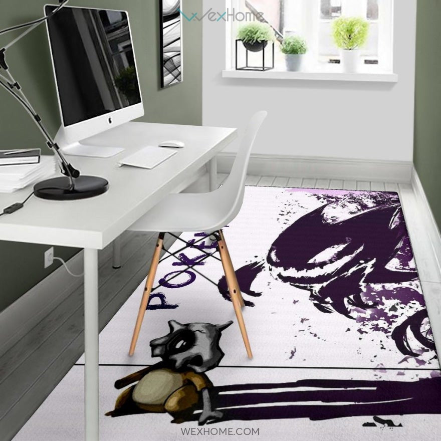 Pokemon Anime Karakara Pokemon With Danger Gengar Power Area Rug Home Decor