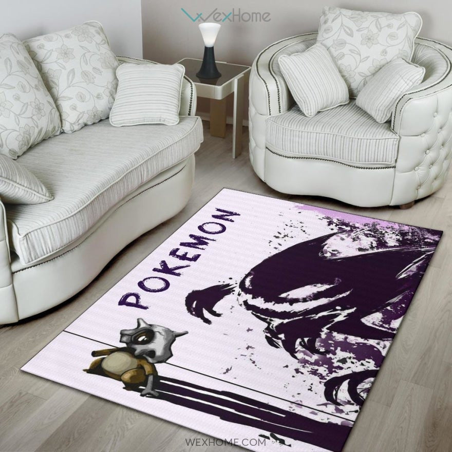 Pokemon Anime Karakara Pokemon With Danger Gengar Power Area Rug Home Decor