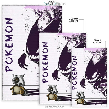 Pokemon Anime Karakara Pokemon With Danger Gengar Power Area Rug Home Decor