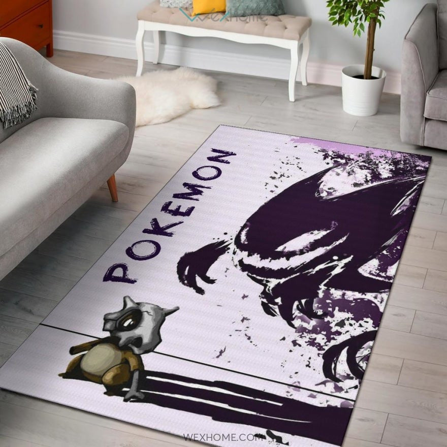 Pokemon Anime Karakara Pokemon With Danger Gengar Power Area Rug Home Decor