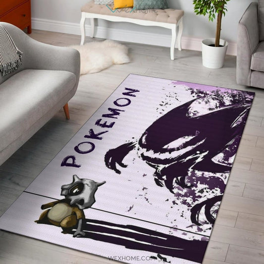 Pokemon Anime Karakara Pokemon With Danger Gengar Power Area Rug Home Decor