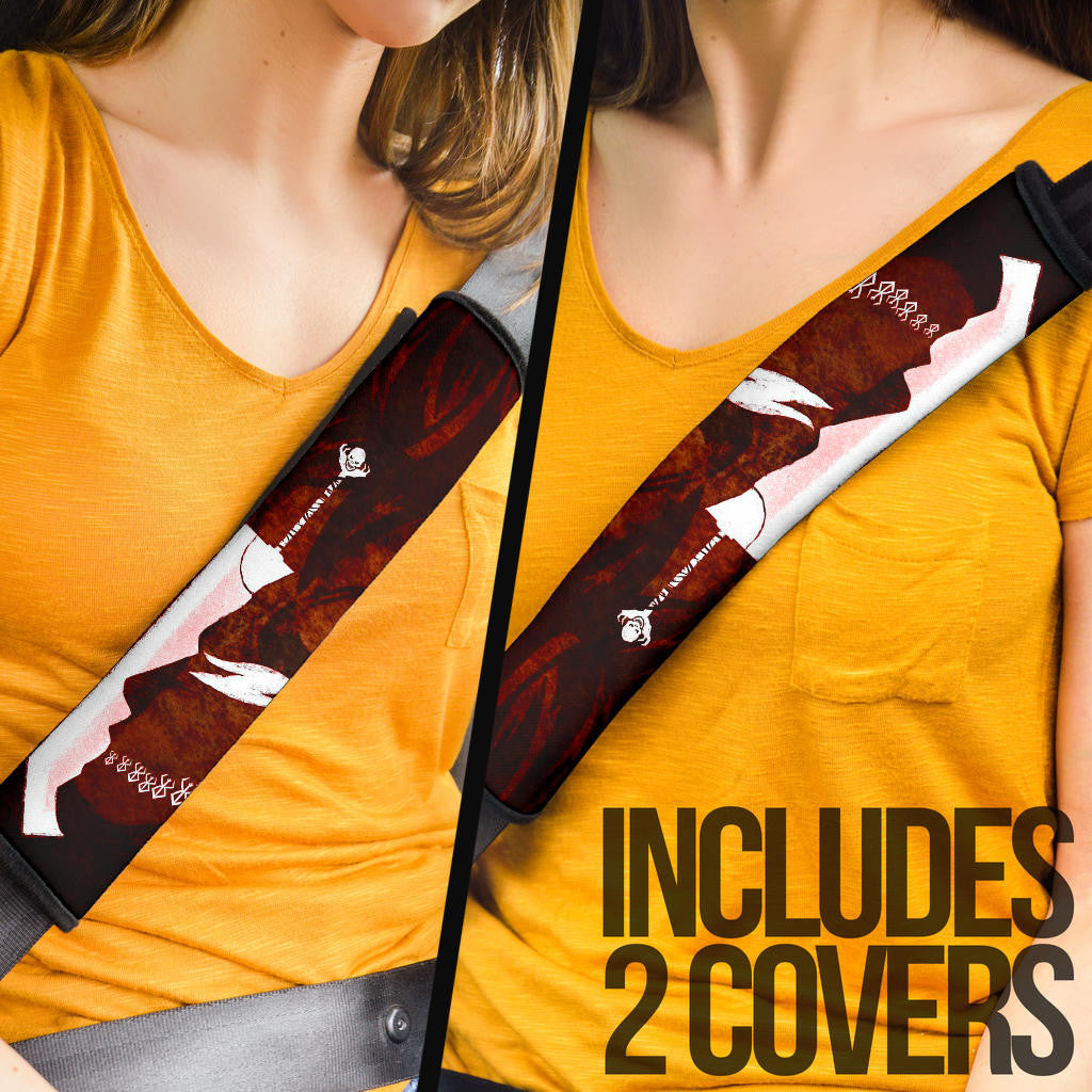 Berserk Anime Guts Blink An Eye Red Shadow Seat Belt Covers