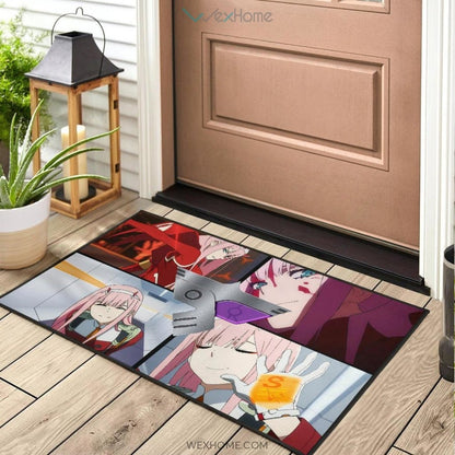 Darling In The Franxx Anime Zero Two Code 002 Moments S Class Door Mat Hom Decor