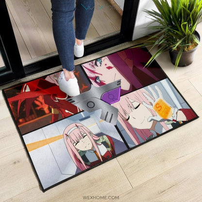 Darling In The Franxx Anime Zero Two Code 002 Moments S Class Door Mat Hom Decor