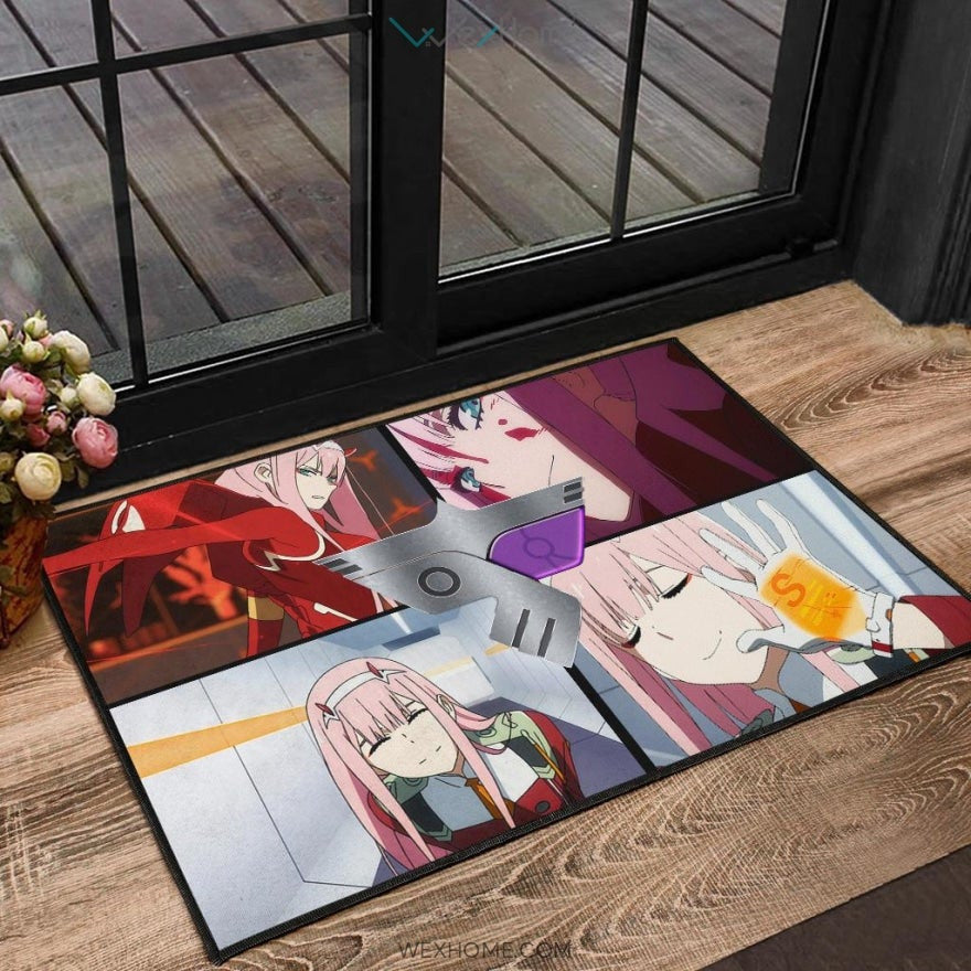 Darling In The Franxx Anime Zero Two Code 002 Moments S Class Door Mat Hom Decor