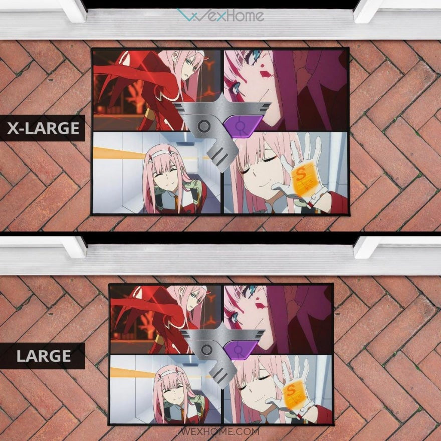 Darling In The Franxx Anime Zero Two Code 002 Moments S Class Door Mat Hom Decor