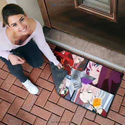 Darling In The Franxx Anime Zero Two Code 002 Moments S Class Door Mat Hom Decor