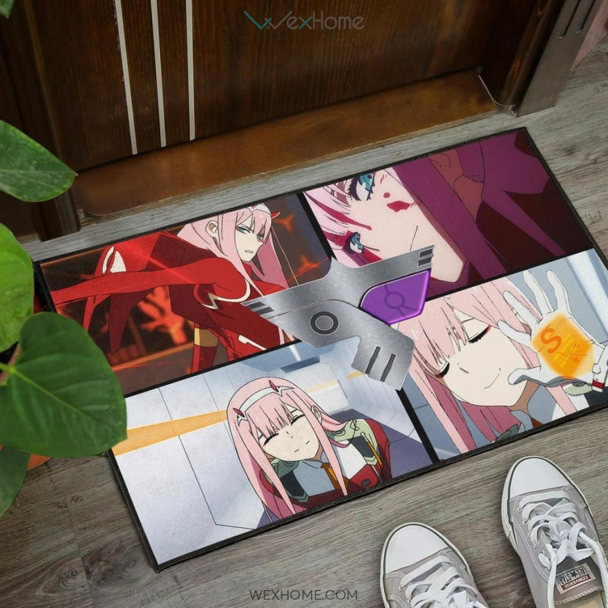 Darling In The Franxx Anime Zero Two Code 002 Moments S Class Door Mat Hom Decor