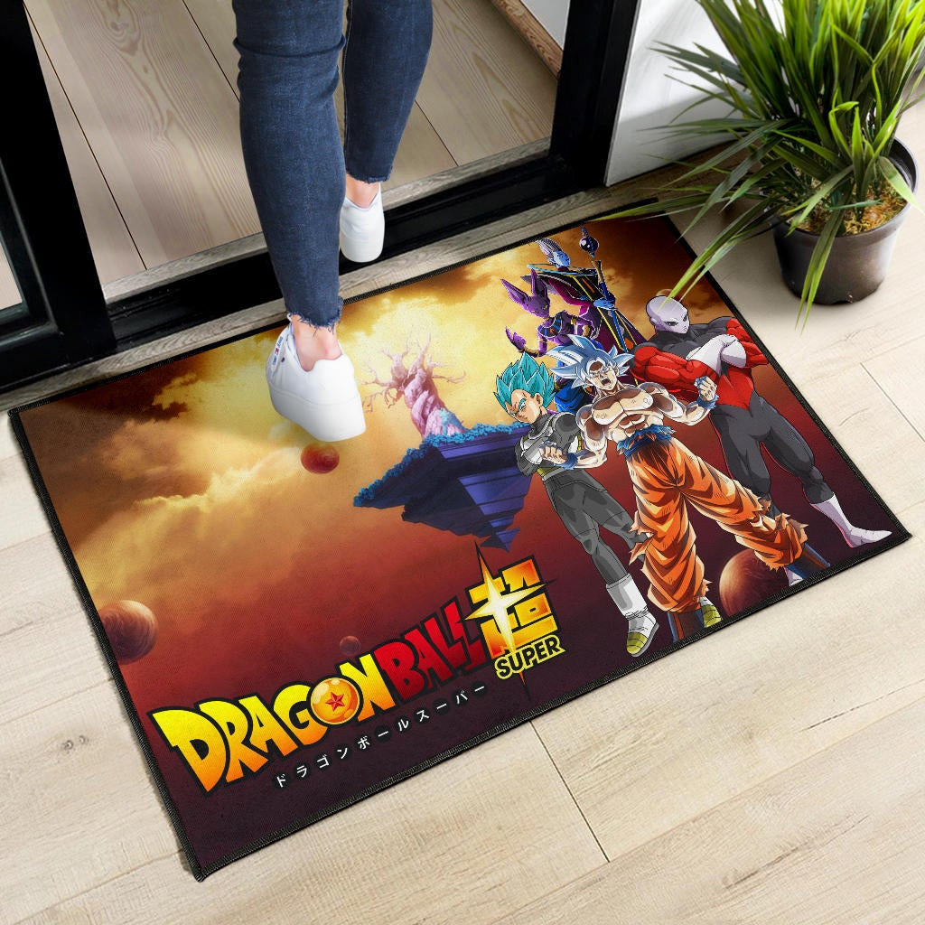 Dragon Ball Anime DB Super Saiyan Beerus Jiren Desert Door Mat Home Decor