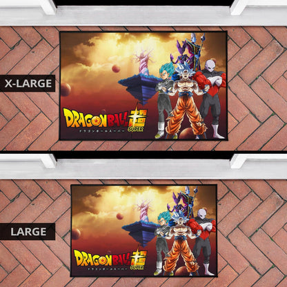 Dragon Ball Anime DB Super Saiyan Beerus Jiren Desert Door Mat Home Decor