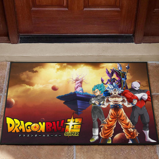 Dragon Ball Anime DB Super Saiyan Beerus Jiren Desert Door Mat Home Decor