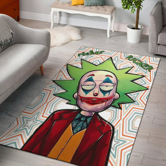 Horror Movie Ricker Rick Cosplay Joker Vintage Funny Area Rug Home Decor