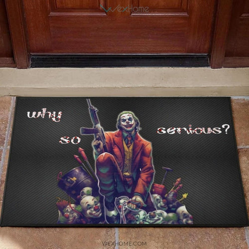 Horror Movie Why So Serious Joker Weapons On Clown Heads Home Decor