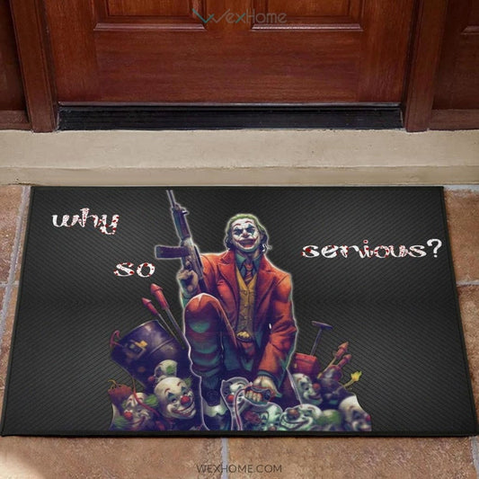 Horror Movie Why So Serious Joker Weapons On Clown Heads Home Decor
