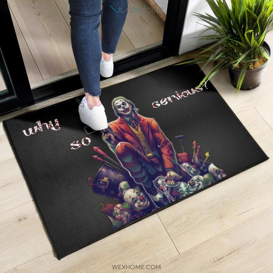 Horror Movie Why So Serious Joker Weapons On Clown Heads Home Decor