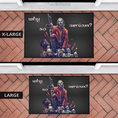 Horror Movie Why So Serious Joker Weapons On Clown Heads Home Decor