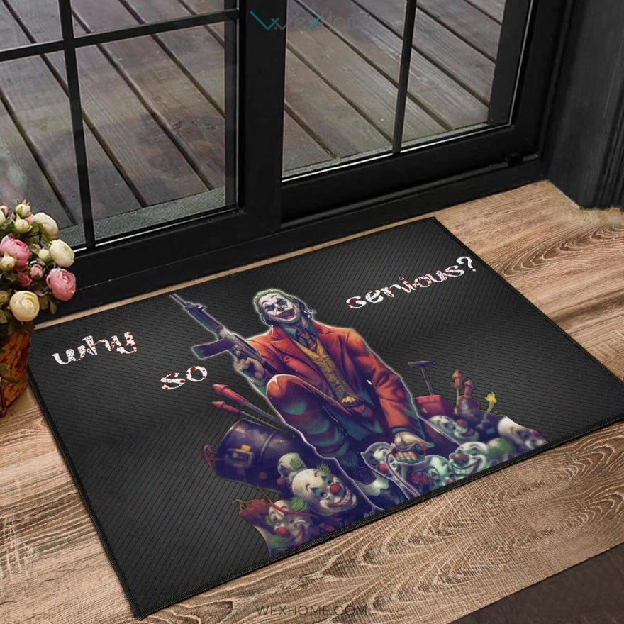 Horror Movie Why So Serious Joker Weapons On Clown Heads Home Decor