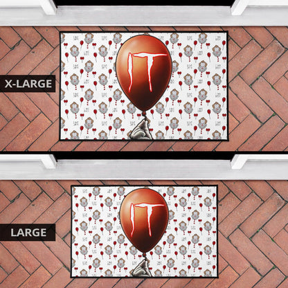Horror Movie IT Balloon Pennywise Patterns Door Mat Home Decor