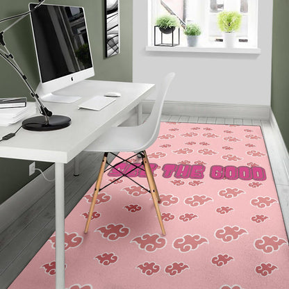 See The Good Akatsuki Pink Cloud Patterns Area Rug Home Decor
