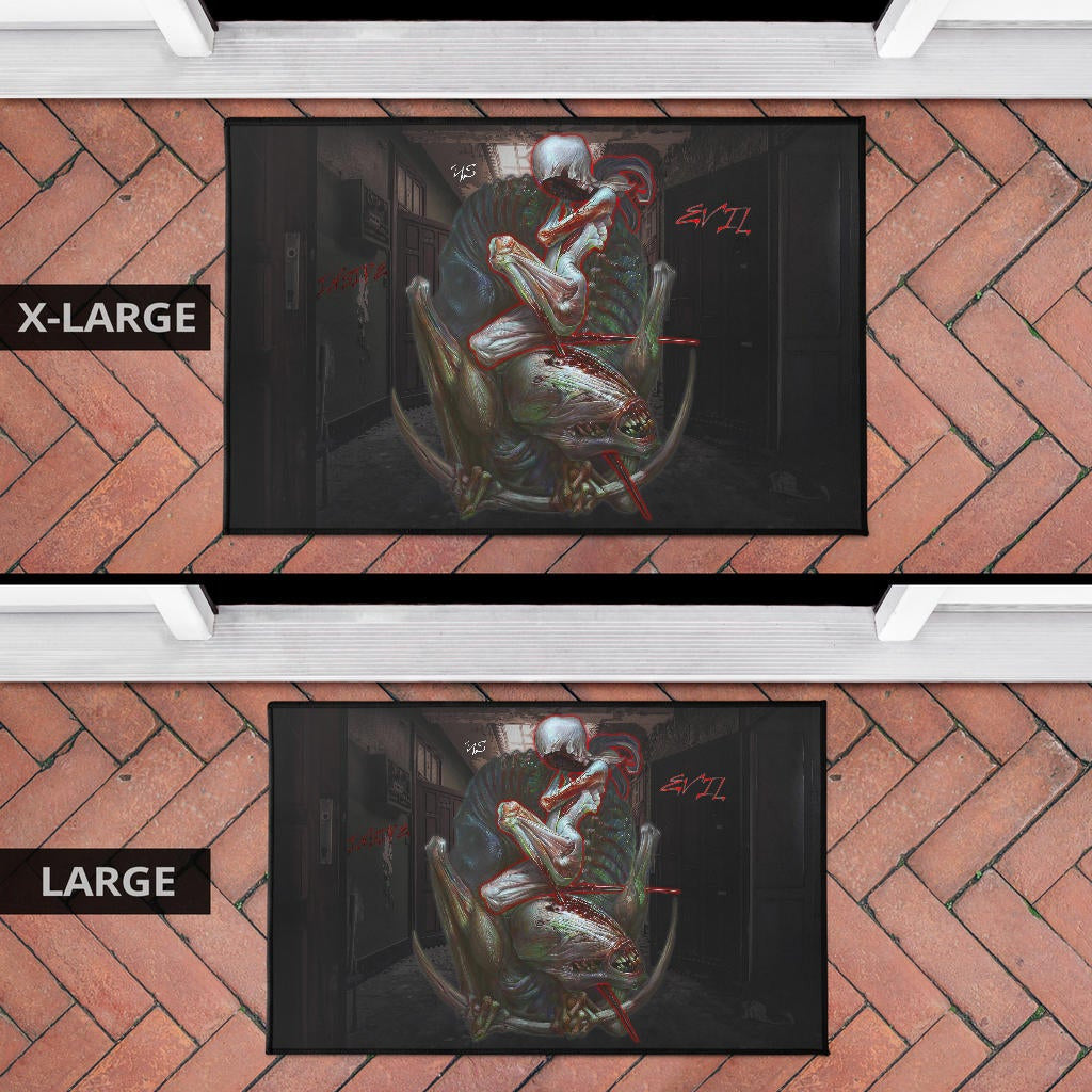 Horror Movie The Evil Within Monster Evil Inside Us Door Mat Home Decor