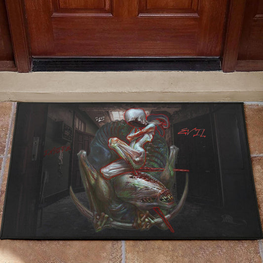 Horror Movie The Evil Within Monster Evil Inside Us Door Mat Home Decor