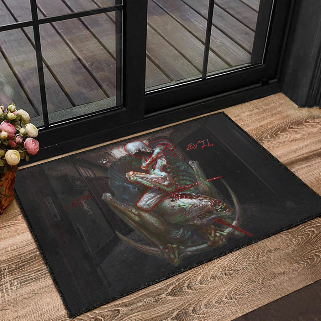 Horror Movie The Evil Within Monster Evil Inside Us Door Mat Home Decor
