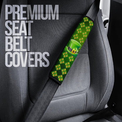 Saint Patrick's Mar 17 Blessing Pot Of Gold Coins Seat Belt Covers