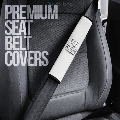 Horror Movie Eat The Rude Deer Animal Big Antlers Seat Belt Covers