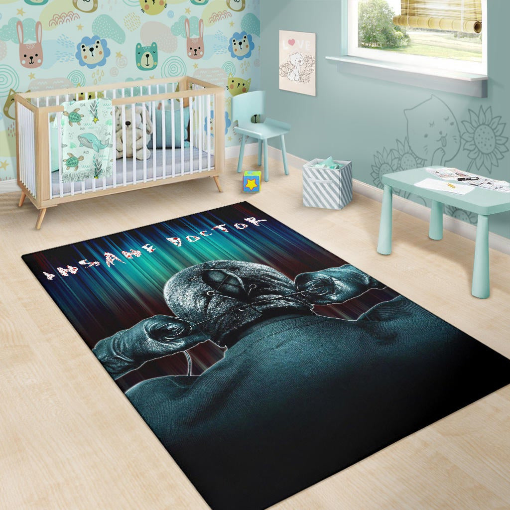 Horror Movie Insane Doctor Ready For Surgery Area Rug Home Decor