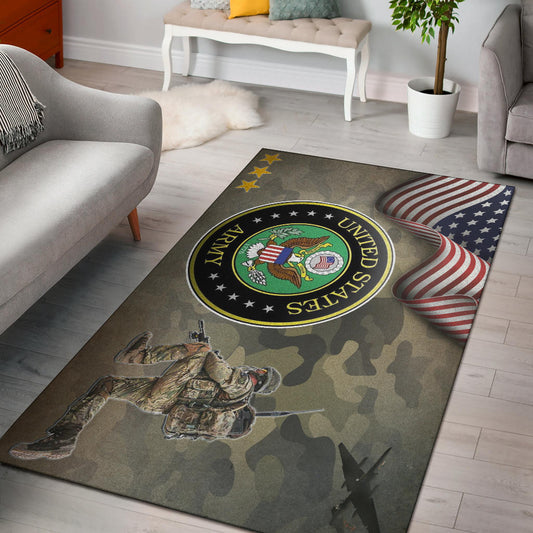 US Independence Day Eagle Flying Love US Independence Day Strength Freedom Area Rug Home Decor