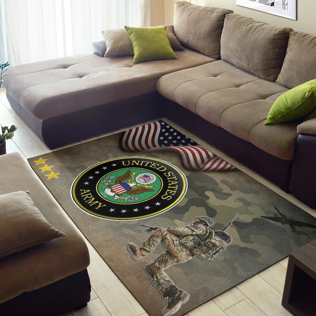 US Independence Day Eagle Flying Love US Independence Day Strength Freedom Area Rug Home Decor