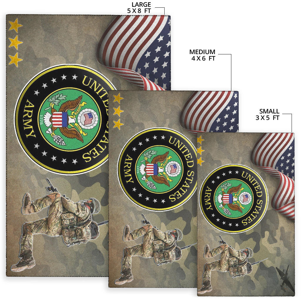 US Independence Day Eagle Flying Love US Independence Day Strength Freedom Area Rug Home Decor