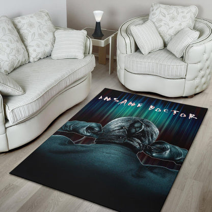 Horror Movie Insane Doctor Ready For Surgery Area Rug Home Decor