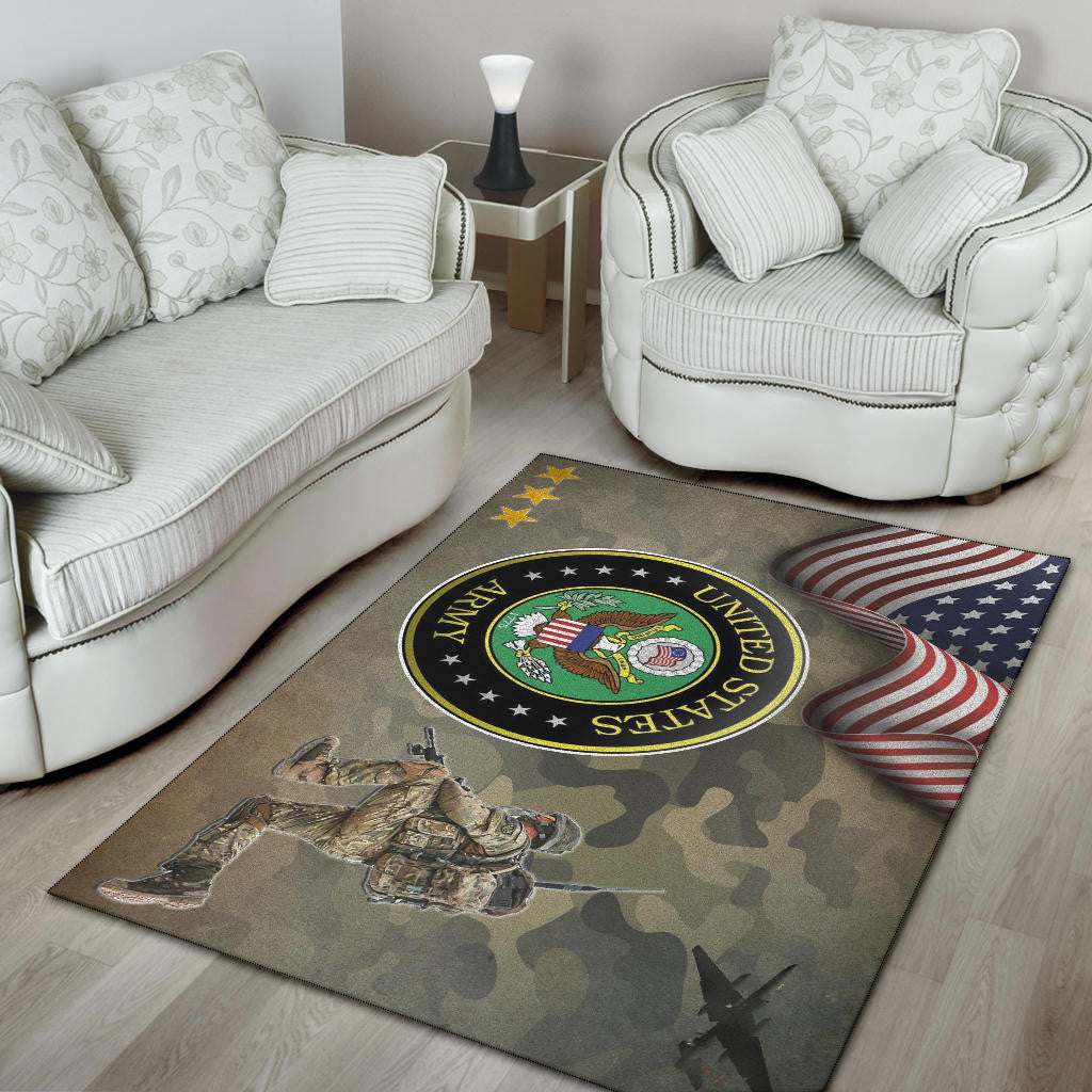 US Independence Day Eagle Flying Love US Independence Day Strength Freedom Area Rug Home Decor