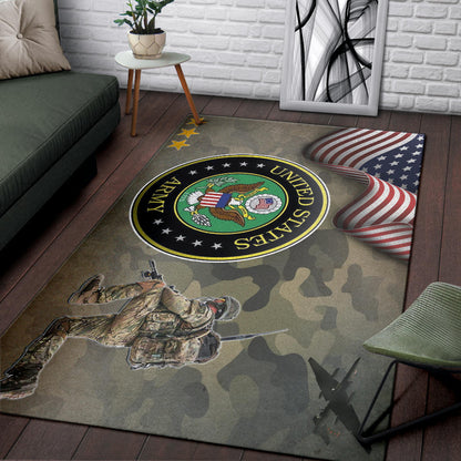 US Independence Day Eagle Flying Love US Independence Day Strength Freedom Area Rug Home Decor
