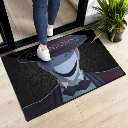 Horror Movie Kagetane Hiruko Scary Smiling Face Door Mat Home Decor