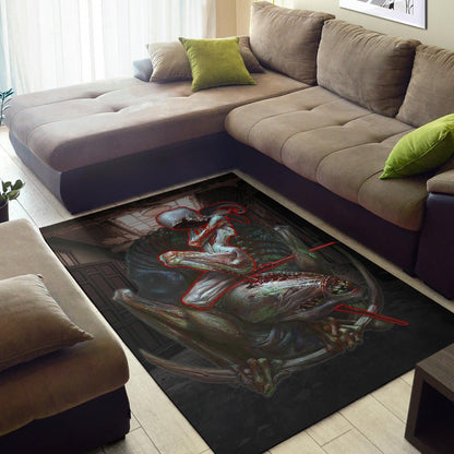Horror Movie The Evil Within Monster Evil Inside Us Area Rug Home Decor