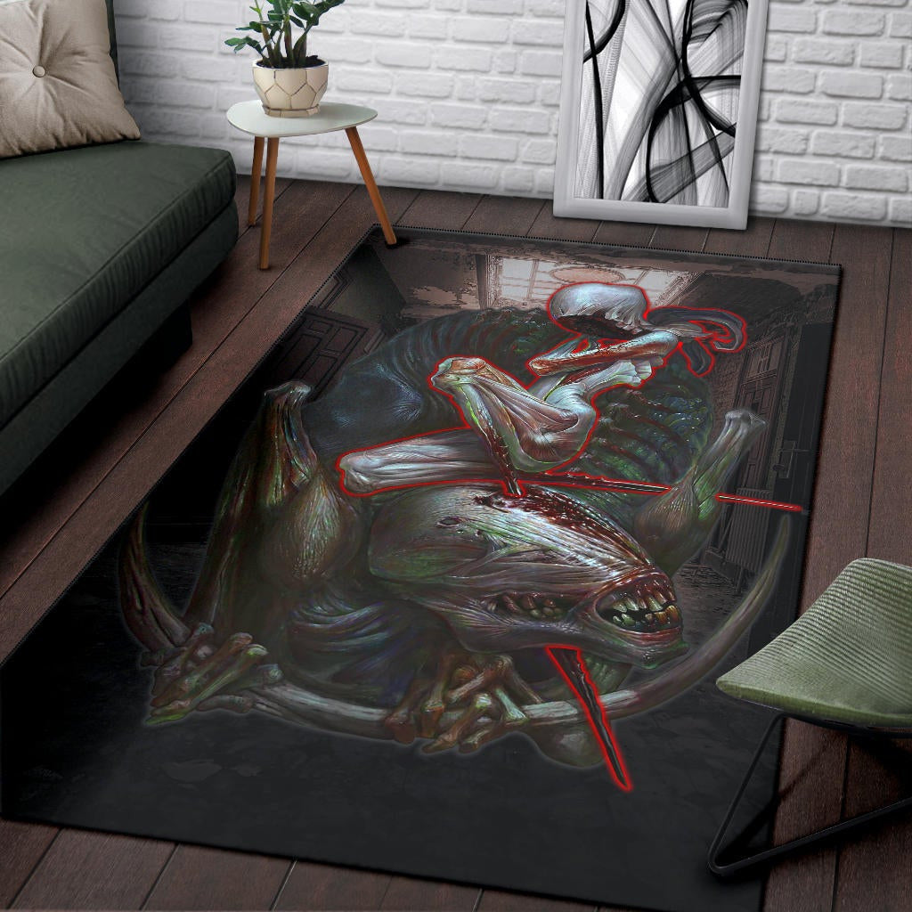 Horror Movie The Evil Within Monster Evil Inside Us Area Rug Home Decor