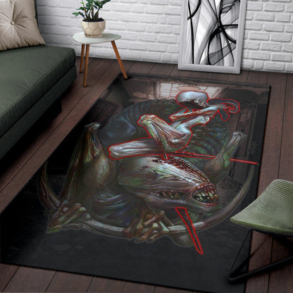 Horror Movie The Evil Within Monster Evil Inside Us Area Rug Home Decor