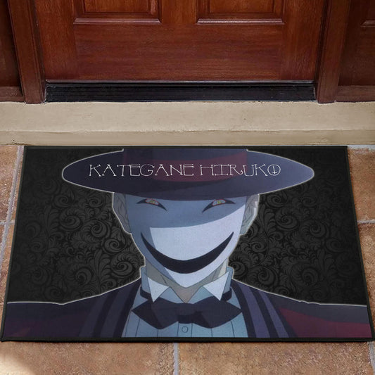 Horror Movie Kagetane Hiruko Scary Smiling Face Door Mat Home Decor