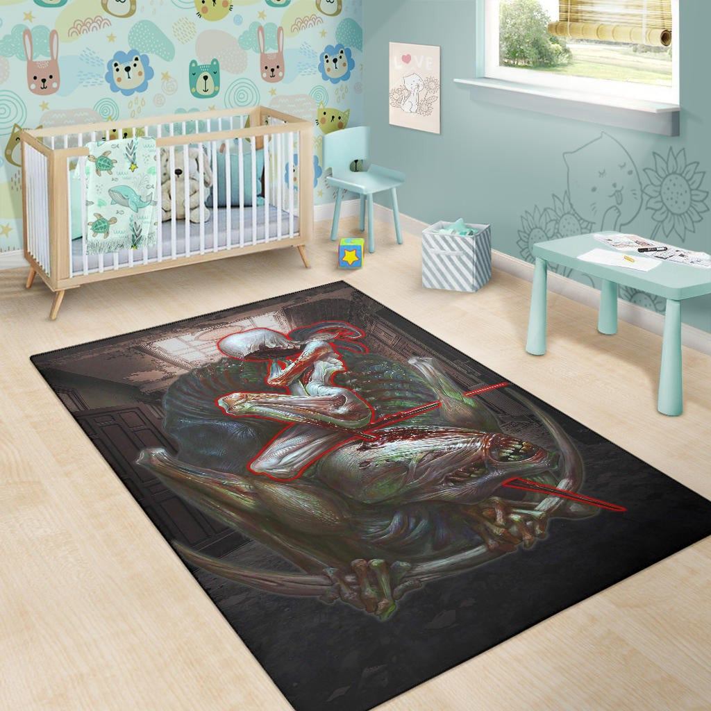 Horror Movie The Evil Within Monster Evil Inside Us Area Rug Home Decor