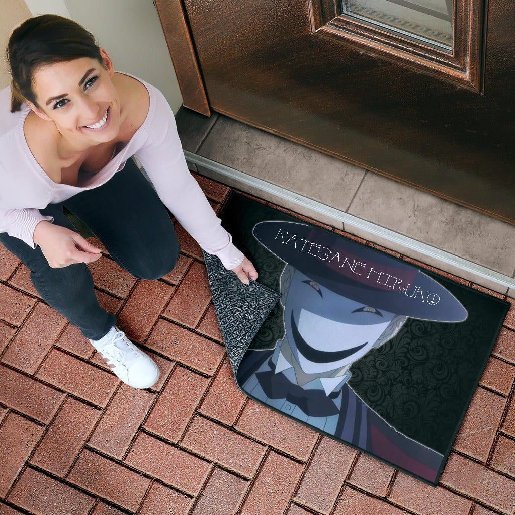 Horror Movie Kagetane Hiruko Scary Smiling Face Door Mat Home Decor
