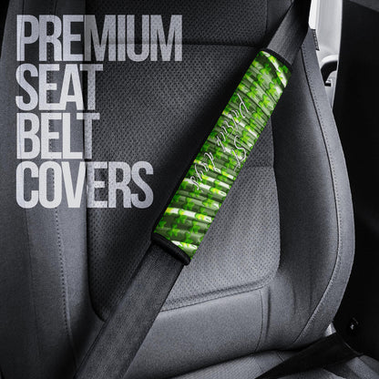 Saint Patrick's Leprechauns Stealing Pot Of Gold Coins Seat Belt Covers