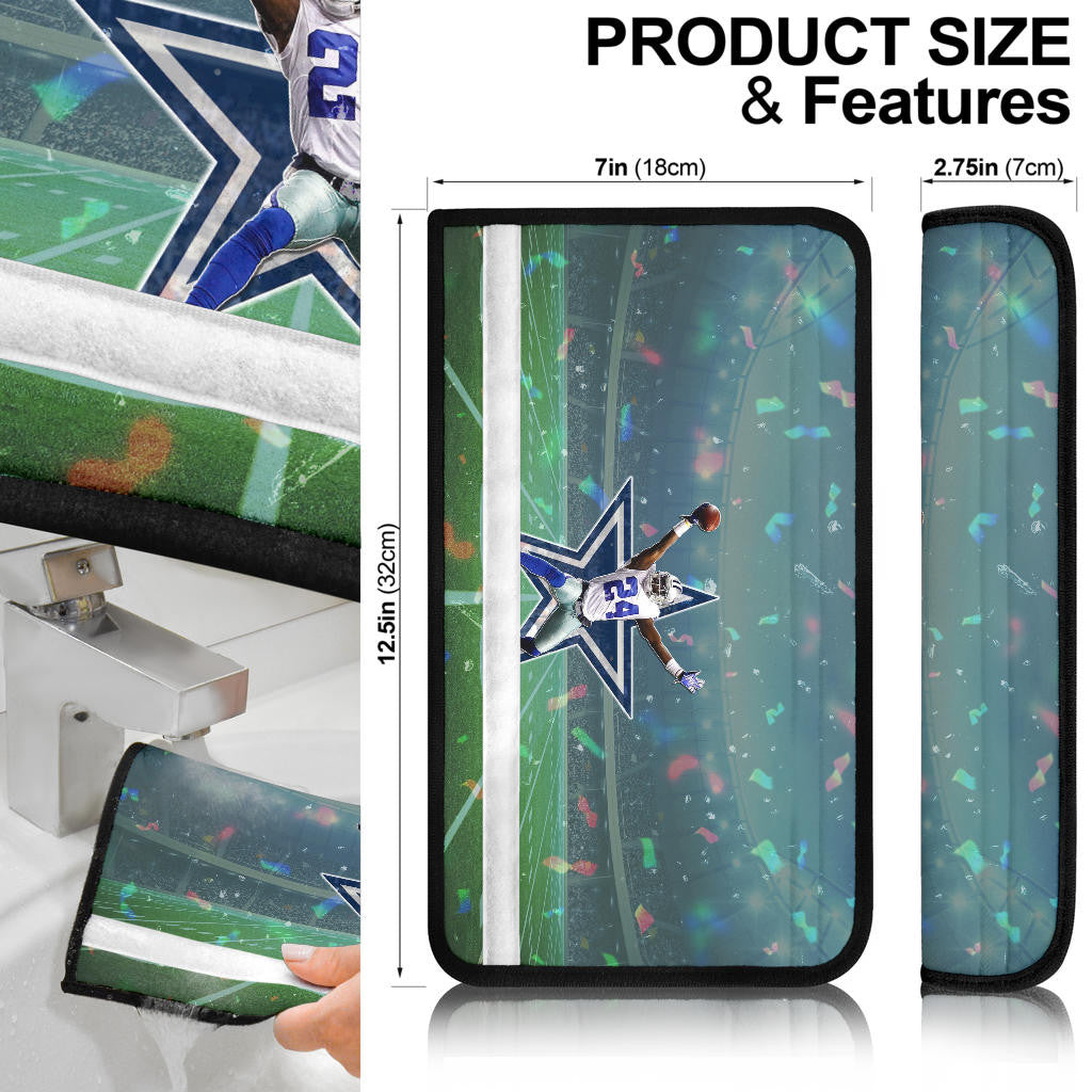 Dallas American Football Cowboy Player 24 Champions Winning Celebration Seat Belt Covers
