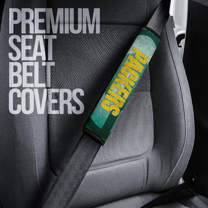 Green Bay Packers American Football Aaron Rodgers Ready To Throw Rugby Ball Seat Belt Covers