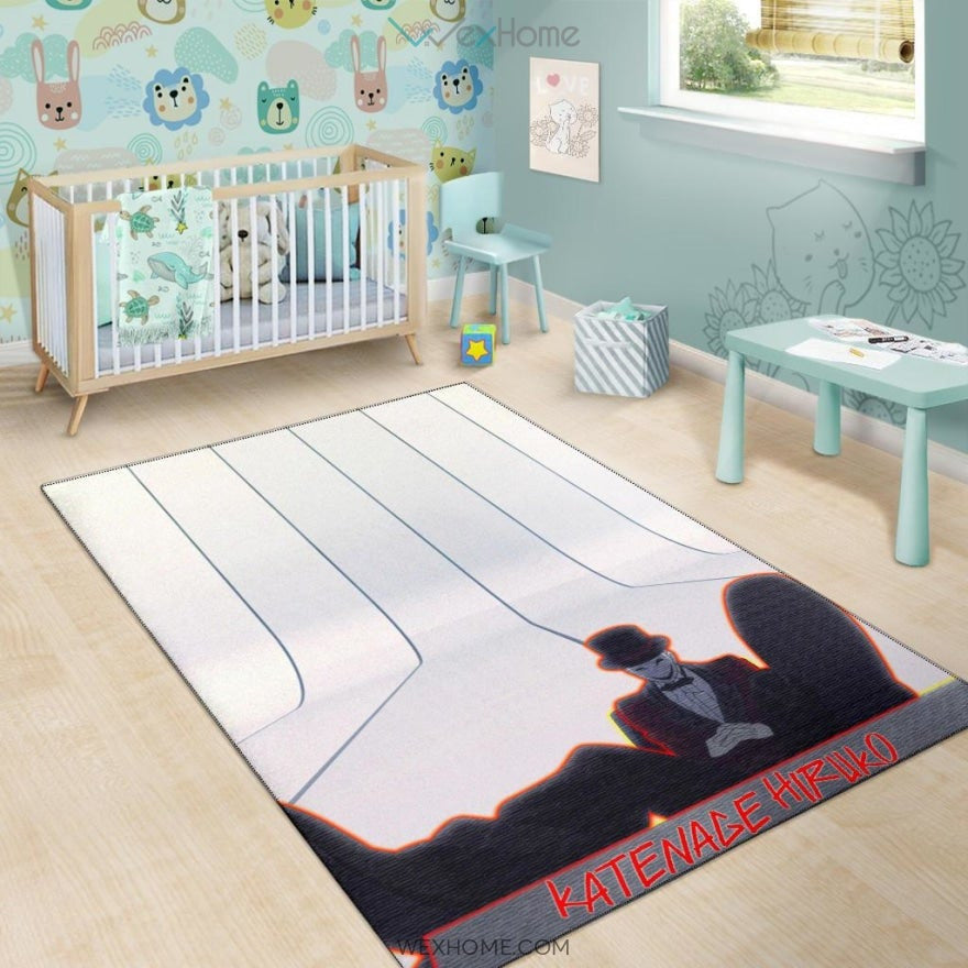 Horror Movie Katenage Hiruko Black Bullet Sitting Area Rug Home Decor