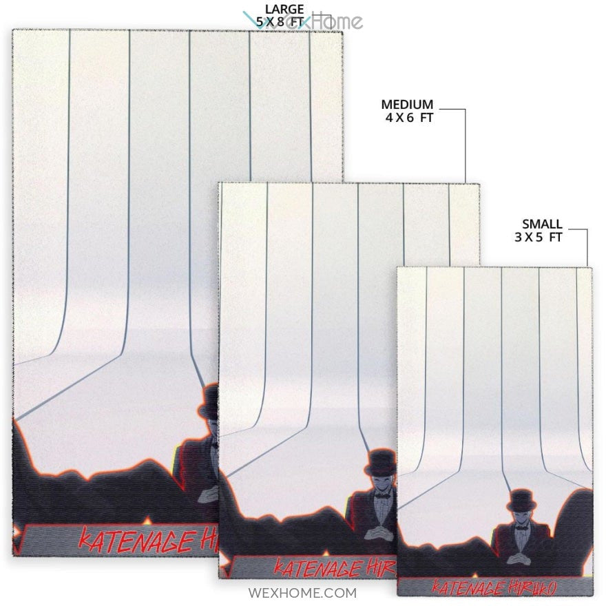 Horror Movie Katenage Hiruko Black Bullet Sitting Area Rug Home Decor