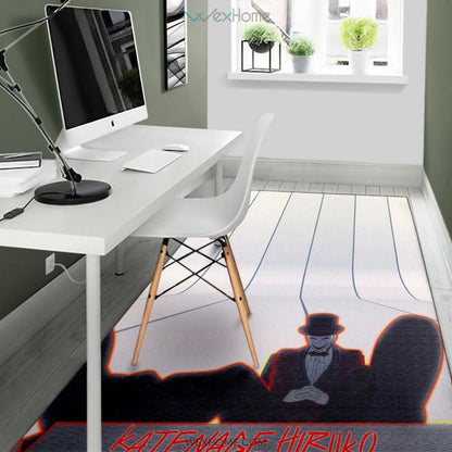Horror Movie Katenage Hiruko Black Bullet Sitting Area Rug Home Decor