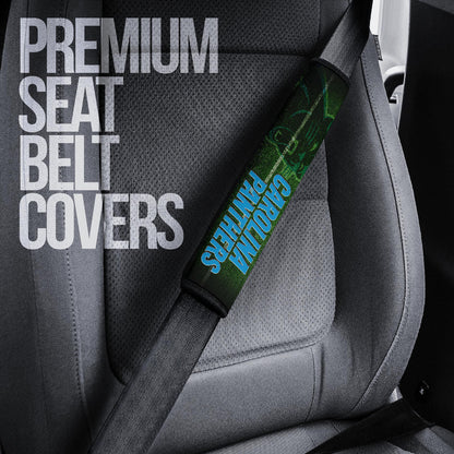 Carolina Panthers American Football Cam Newton Running Lightning Speed Seat Belt Covers